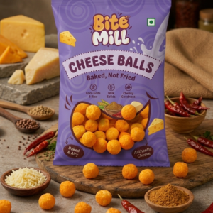 BiteMill Cheese Balls – Baked Cheese Snacks